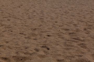 Fine beach sand in the summer sun