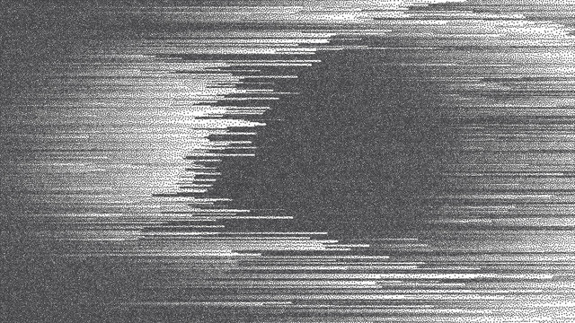 Glitch Art Stippled Dotwork Dynamic Flow Lines Abstract Background In Ultra High Definition Quality. Grainy Dotted Texture