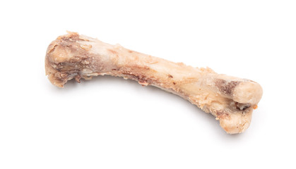 chicken bones on a white background, isolate. © Александр Могилевцев