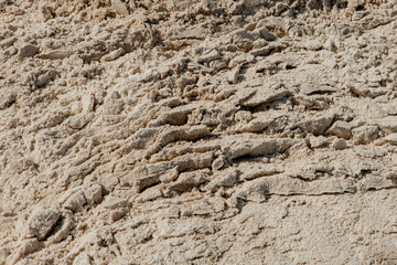 Fine beach sand in the summer sun