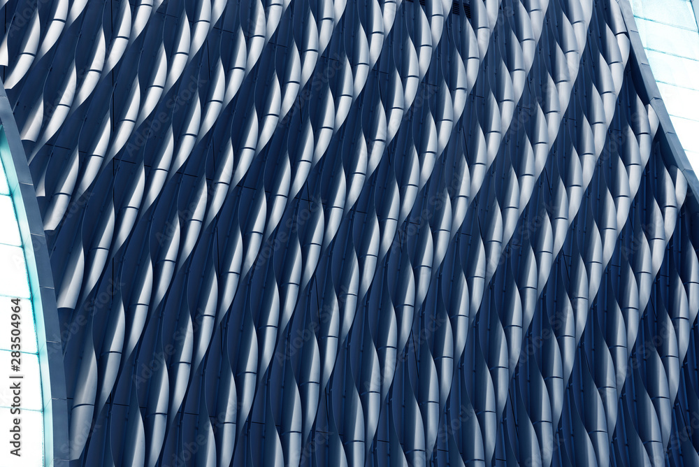Poster exterior of modern architecture. building abstract background