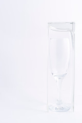 copa champagne y vidrio distintas glamour