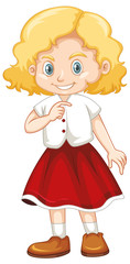 Cute happy smiling child isolated on white background