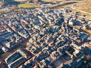Fototapeta premium Cityscape of La Seu d'Urgell
