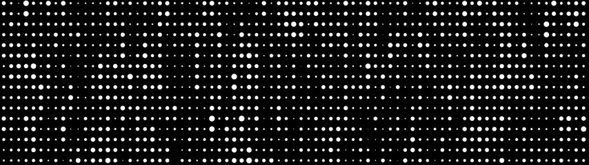 Halftone. Matrix glitch. Cybernetic futuristic background. Big data visualization. Computer Virus. Corrupted code. Vector illustration.