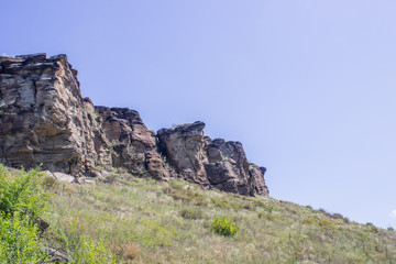 rocks in the mountains