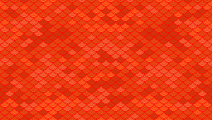 Seamles sabstract red background with gold in Chinese traditional style, stylized waves. Vector illustration for design and printing of web banners, postcards, posters, invitations, greeting, packages