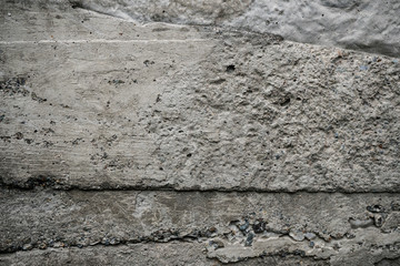 Texture of uneven old concrete slab. Background image macro photo of concrete