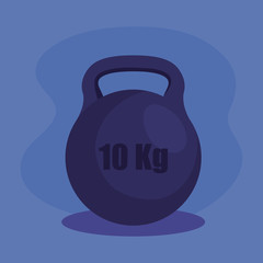 weight activity over purple background