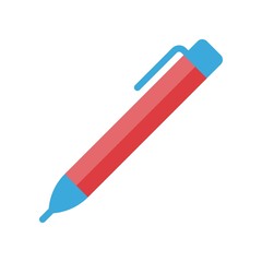 Mechanical pencil vector, Back to school filat style icon