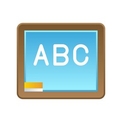Blackboard vector, Back to school gradient style icon
