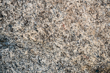The texture of the stone overgrown with moss. Background image of a boulder