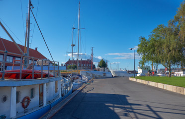 houseboats in Copenhagen, , Denmark