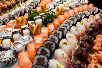 set of sushi