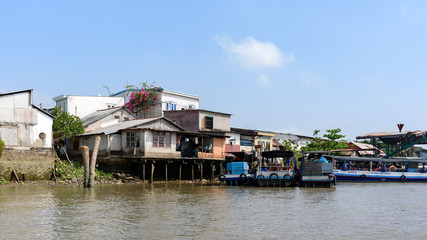 Obraz premium Delta du Mékong, région de Can Tho, Cai Rang Floating Market