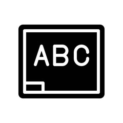 Blackboard vector, Back to school solid style icon