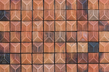Earthenware wall texture background