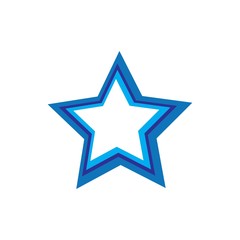 Obraz premium star logo vector