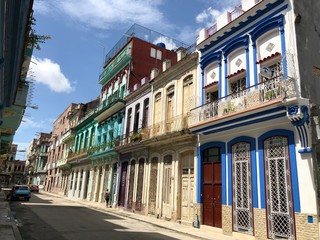 Obraz premium old houses in the city