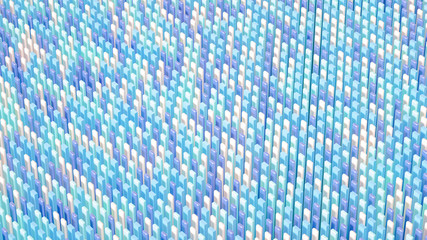 Techno high-tech background, geometry, cube, abstraction. 3d illustration, 3d rendering.