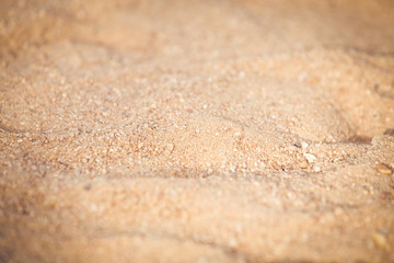 Golden sand beach summer background