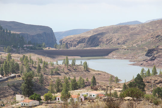 Stausee presa de chira, Gran Canaria