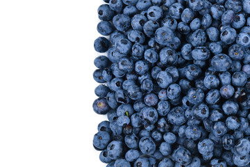 Fresh blueberry background. Texture blueberry berries close up.