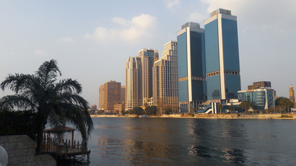 Fototapeta na wymiar View from Aisha fahmy palace 