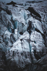 Fototapeta na wymiar Glacier in iceland. solheimajokull glacier. glacier walk. arctic ice. wallpaper