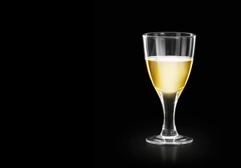Glass of white wine