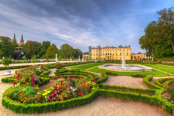 Printed kitchen splashbacks Garden Beautiful gardens of the Branicki Palace in Bialystok, Poland