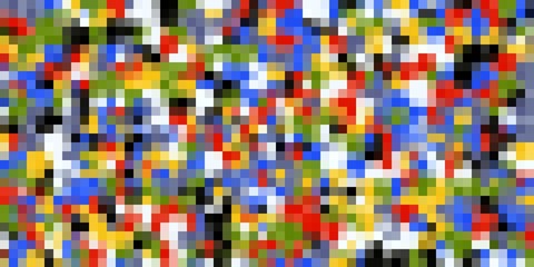 Abstract colorful canvas square geometric seamless pattern background