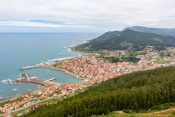 Fototapeta premium Panoramic view of A Guarda