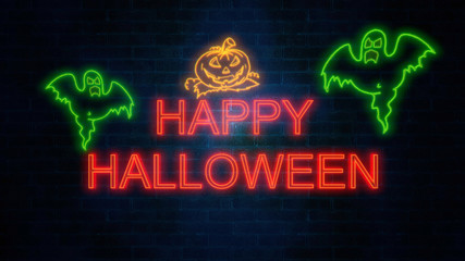 Happy halloween theme background - Design illustration