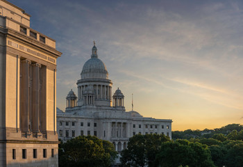 Naklejka premium Rhode Island State Capitol building