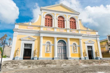 Foto auf Acrylglas Cathedral Saint Pierre Saint Paul in Guadeloupe © Fyle