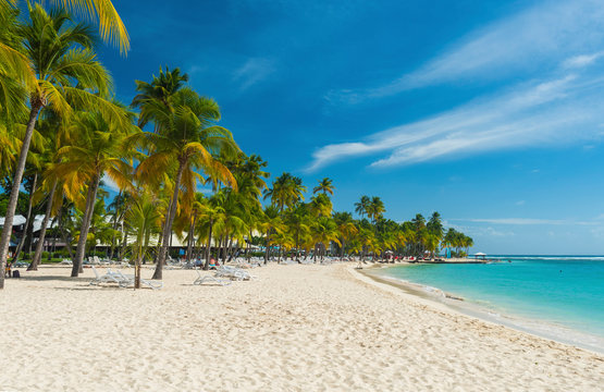 Caravelle beach in Guadeloupe