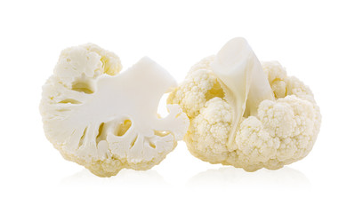 Fototapeta na wymiar Cauliflower isolated on white background