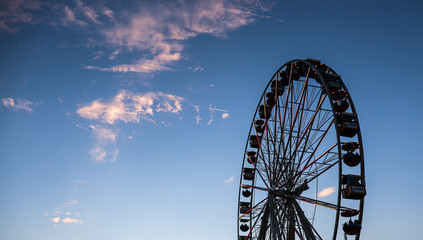 Riesenrad am Abend