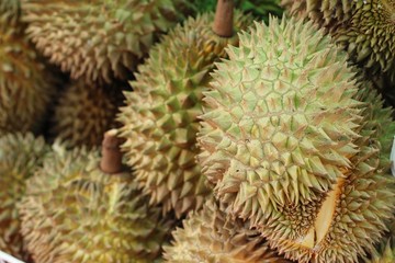 Durian fruit is delicious at street food