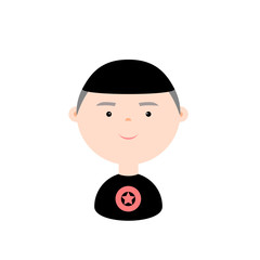 Vector Avatar: cute, cartoon, colorful, simple, flat, abstract