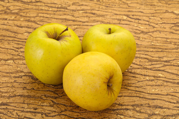 Yellow ripe apples