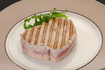 Grilled tuna steak