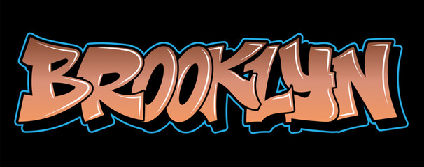 Graffiti style lettering text design © Oleksii
