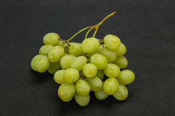 Sweet ripe Green grape branch