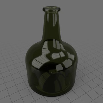 Glass mallet bottle