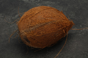 Ripe tasty Coconut with milk