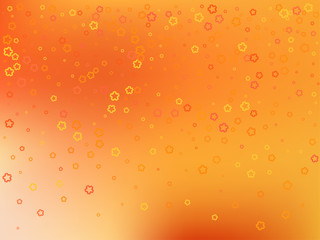 AYellow orange autumn wallpaper for greeting card, festive, invitation, flyer, textile design.