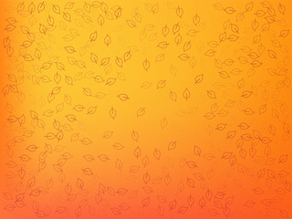 Autumn background with leaves. Vector illustration for greeting card, festive, invitation.