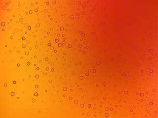 Autumn orange background. Vector.